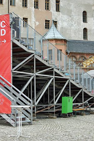 Bild: Es ging auch ohne den Beleuchterturm