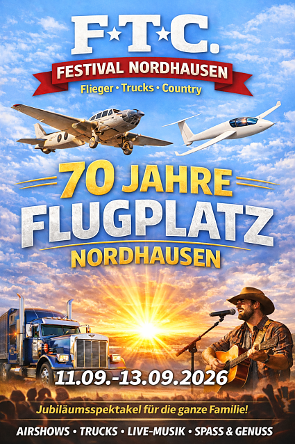Bild: Das Trucker- und Countryfest soll zum Flugplatz-Jubil&auml;um zur&uuml;ckkommen