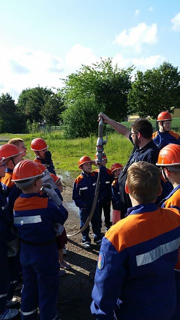 Bild: Ausbildung Jugendfeuerwehr