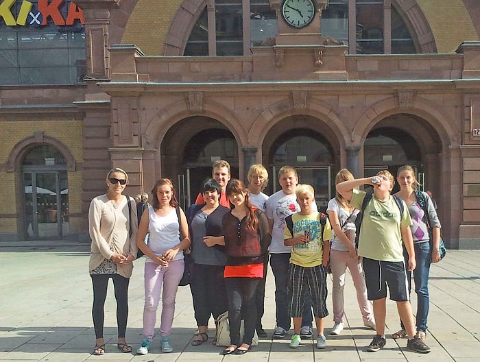 Jugendclub unterwegs in Erfurt (Foto: Domizil Bad Frankenhausen)
