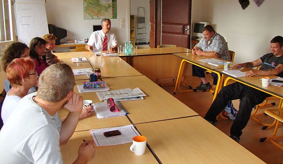 Bei TALISA zu Besuch (Foto: MDB Steffen Lemme)
