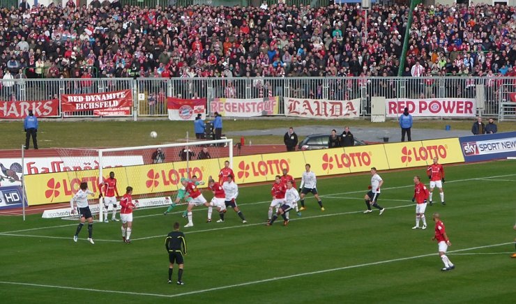 Am Ende gewann Bayern 4:0 (Foto: nnz)