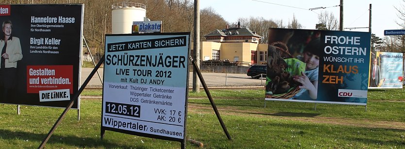Plakate, Plakate, Plakate (Foto: nnz) Plakate, Plakate, Plakate (Foto: nnz)