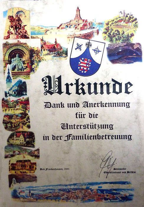 Spende für Familienbetreuungsstelle (Foto: Stadt Bad Frankenhausen) Spende für Familienbetreuungsstelle (Foto: Stadt Bad Frankenhausen)