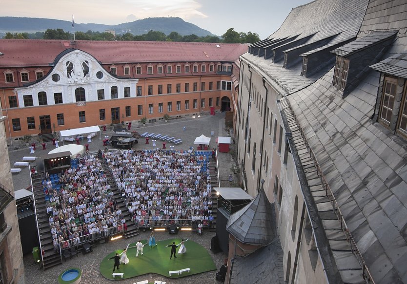 Schlossfestspiele: Blick auf die B&uuml;hne (Foto: T. Graner)