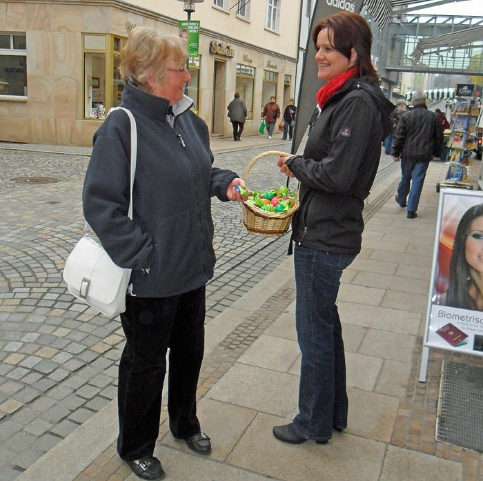 Ostergr&uuml;&szlig;e f&uuml;r die W&auml;hler (Foto: SPD Kyffh&auml;userkreis)