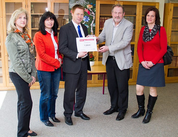 Lottomittel an die Johann-Karl-Wezel Gesellschaft (Foto: Cornelia Kraffzick)