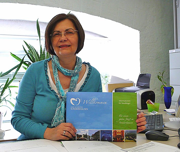 Willkommenspaket f&uuml;r Neub&uuml;rger (Foto: Stadt Sondershausen)