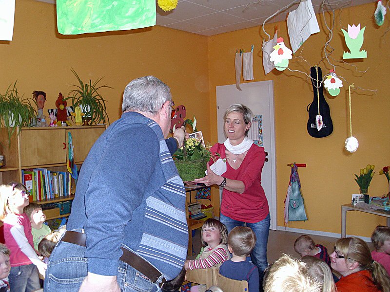 Beim Kita Geburtstag (Foto: Thomas Leipold)