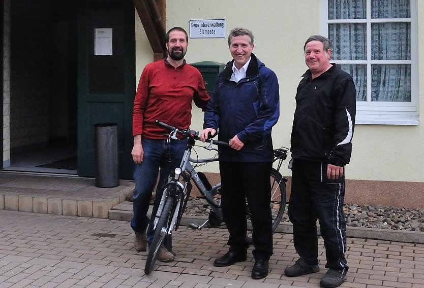 Radelnder Kandidat (Foto: privat)