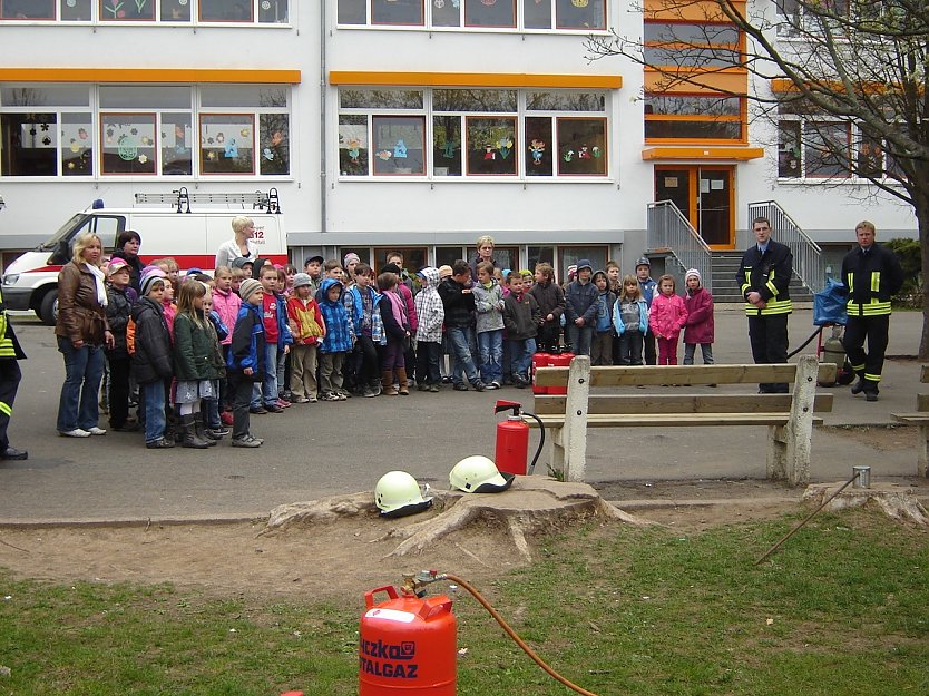 Brandschutz im Stundenplan (Foto: privat) Brandschutz im Stundenplan (Foto: privat)