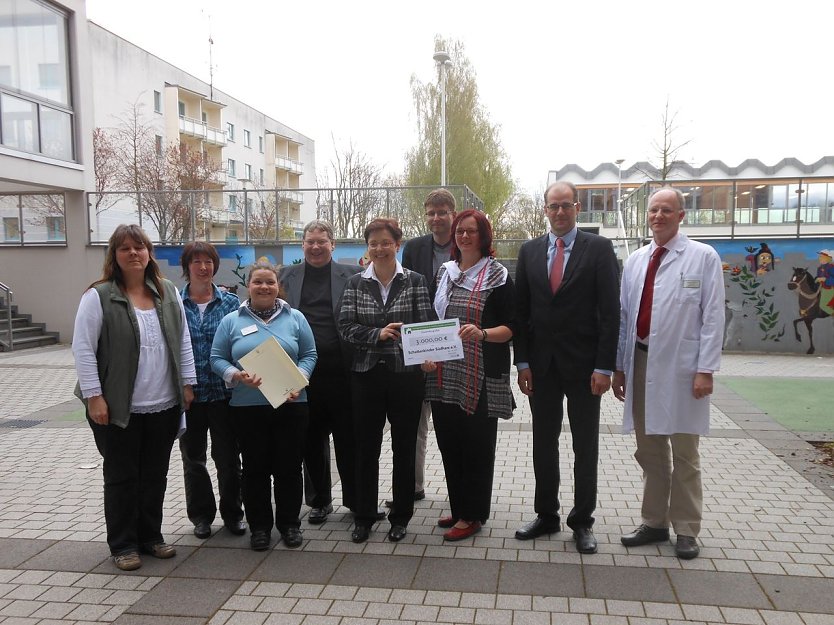 Besuch im Krankenhaus (Foto: privat) Besuch im Krankenhaus (Foto: privat)