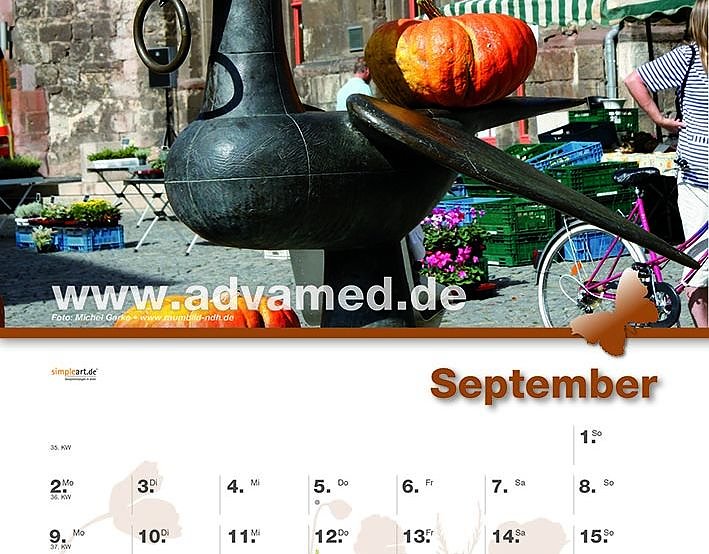 Kalender in zweite Auflage (Foto: Advamed/Garke) Kalender in zweite Auflage (Foto: Advamed/Garke)