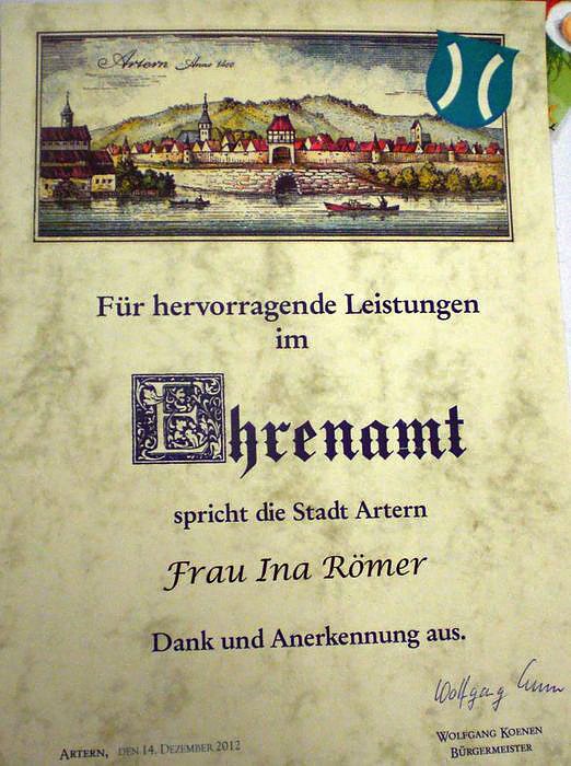 Ehrenamtsgala nun auch in Artern (Foto: Klaus Henze)