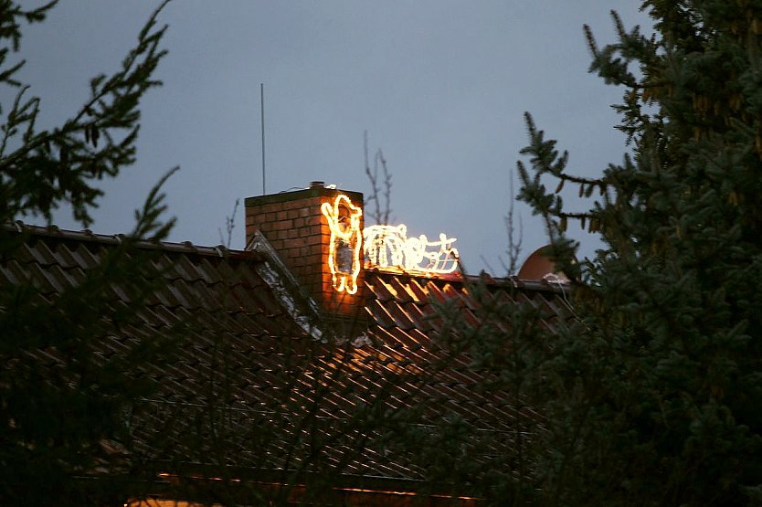 Weihnachten in der Blumensiedlung (Foto: nnz)