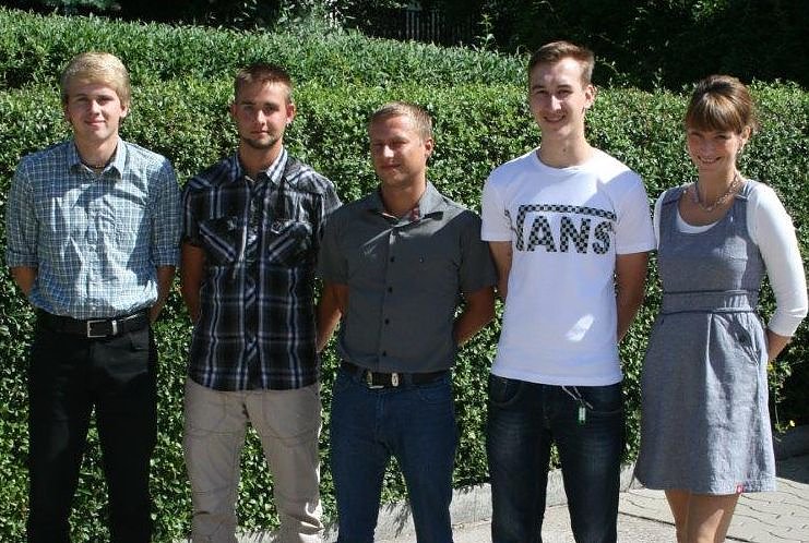 Neue Azubis begr&uuml;&szlig;t (Foto: WBG)
