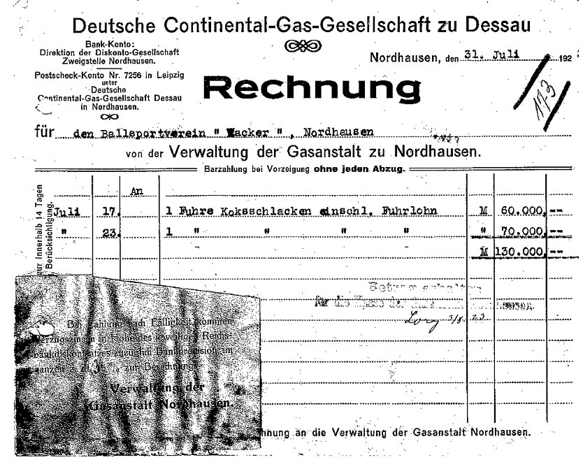 Rechnung (Foto: Archiv Verkouter)