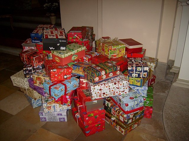 Weinhnachtsaktion (Foto: Pfr. Haase)