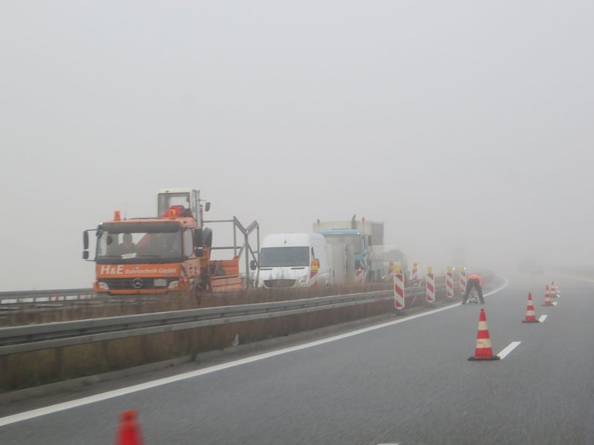 Blutzeis auf der A 38 (Foto: A. Wieninger)