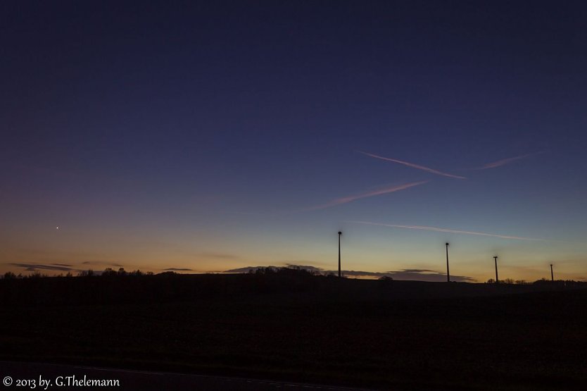 Gestern Abend bei Neuhof (Foto: G. Thelemann)