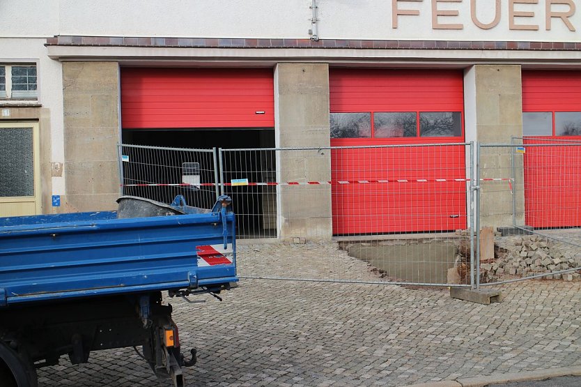 Wasser in der Wache (Foto: nnz)