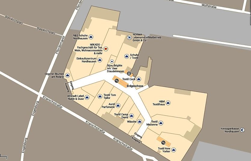 Erdgeschoss Pferdemarkt (Foto: Google Maps)