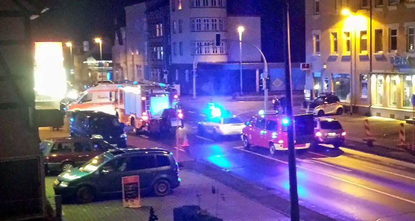 Crash auf der Kreuzung (Foto: F. Meier)