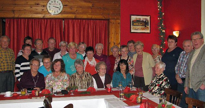 Weihnachtsfeier bei den Postsenioren (Foto: Rosemarie Hey)