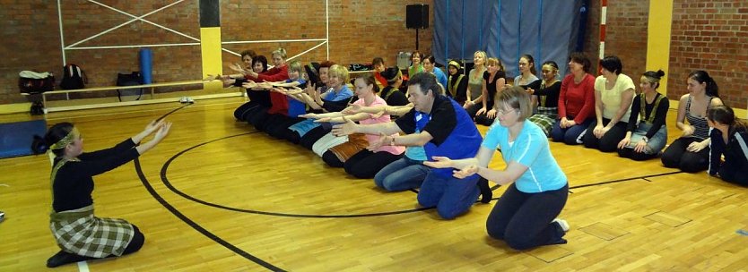 Das etwas andere Training (Foto: S. Schr&ouml;ter)