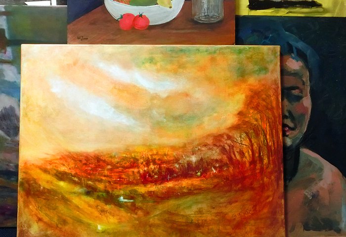 In &Ouml;l (Foto: Jugendkunstschule)