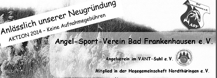 Ein Verein stellt sich vor (Foto: Angelsport-Verein Bad Frankenhausen)
