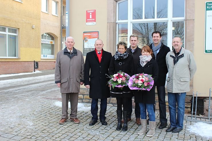 Am Vormittag fand in kleinem festlichen Rahmen die Wiederer&ouml;ffnung der Touristinformation Bad Frankenhausen statt. Nach Insolvenz des Tourismusverbandes Kyffh&auml;user (TVK) musste hier eine neue Regelung (Foto: Karl-Heinz Herrmann)