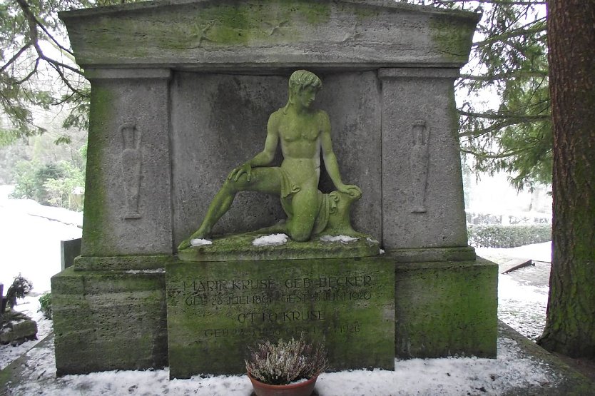 Das Grab auf dem Nordhäuser Friedhof (Foto: Kurt Frank) Das Grab auf dem Nordhäuser Friedhof (Foto: Kurt Frank)