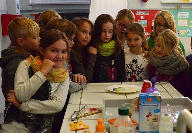 Grundsch&uuml;ler zu Besuch (Foto: E. Schwarz)