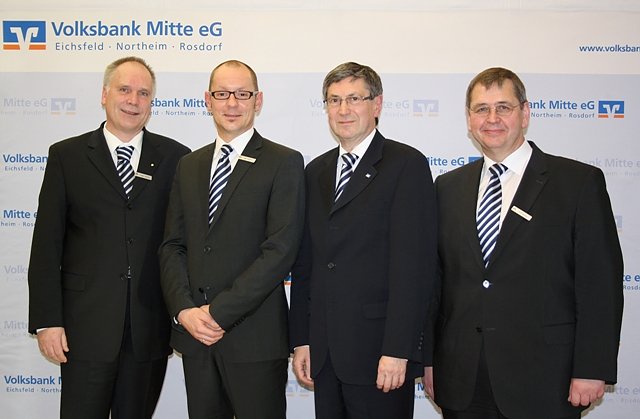 Vorstand der Volksbank Mitte (Foto: Cornelia Kurth-Scharf) Vorstand der Volksbank Mitte (Foto: Cornelia Kurth-Scharf)