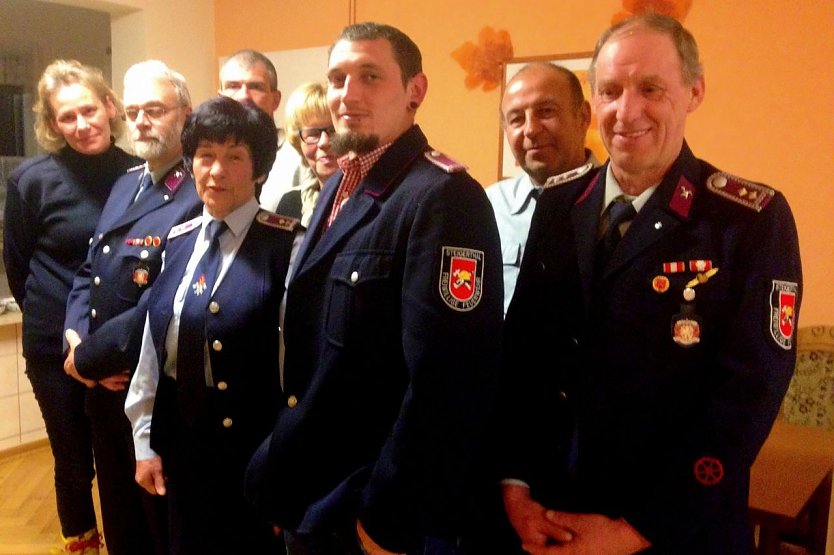 W&uuml;nschen sich eine bessere Zusammenarbeit mit Berufsfeuerwehr (Foto: C. Wilhelm)