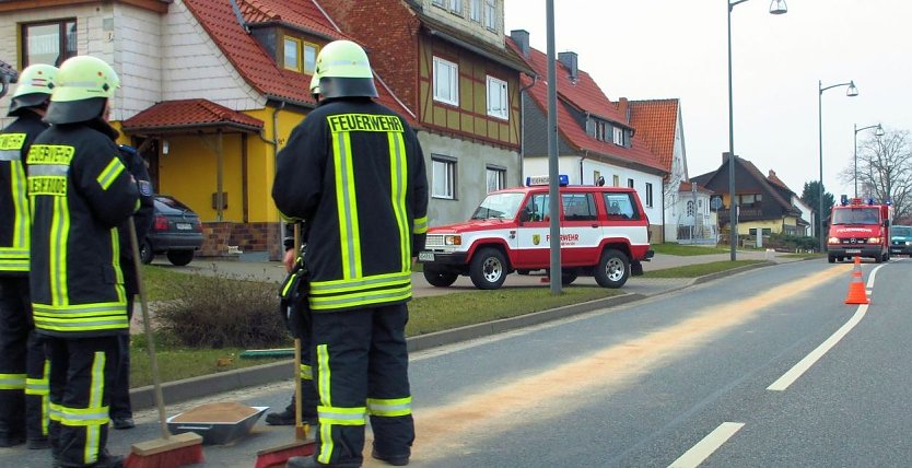 &Ouml;lspur beseitigt (Foto: Bernd Peter)
