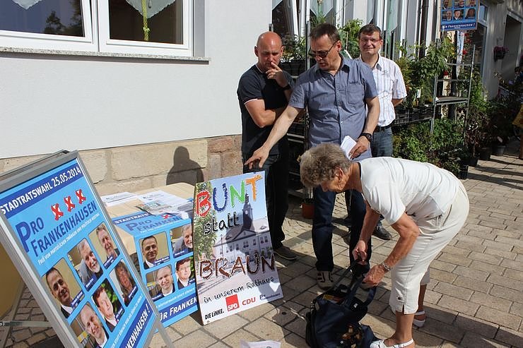 ProFrankenhausen zur Wahl (Foto: Karl-Heinz Herrmann)