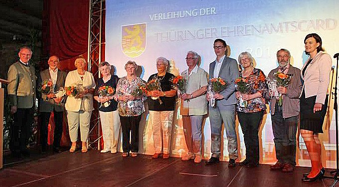 Erste Ehrenamtcards vergeben (Foto: Karl-Heinz Herrmann)