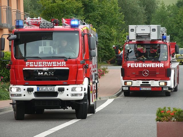Feueralarm am Hotel (Foto: Ilka K&uuml;hn)
