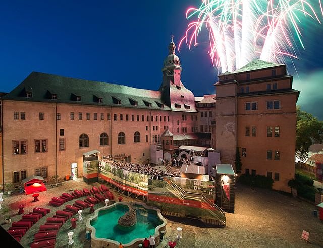Blick in den Schlosshof (Foto: Tino Sieland)