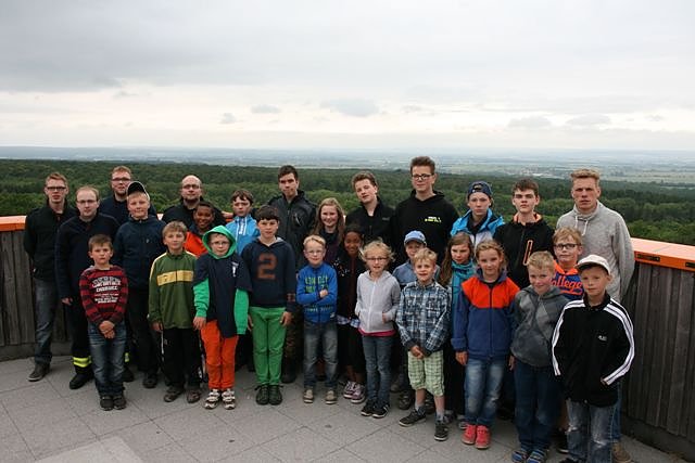 Auf dem Baumkronenpfad (Foto: Feuerwehr Heiligenstadt) Auf dem Baumkronenpfad (Foto: Feuerwehr Heiligenstadt)