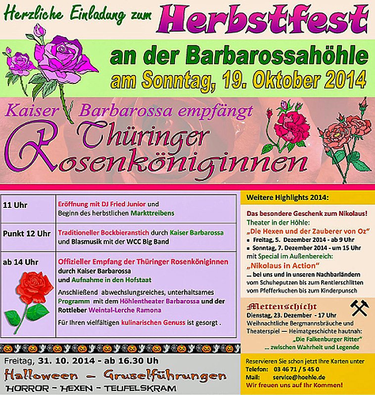 Herbstfeste vieler Orten (Foto: Privat)
