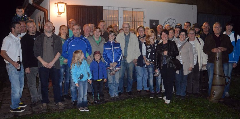 Die Wurst geschossen (Foto: privat)