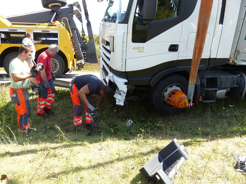 Abschleppdienst im Einsatz (Foto: nnz-Archiv)
