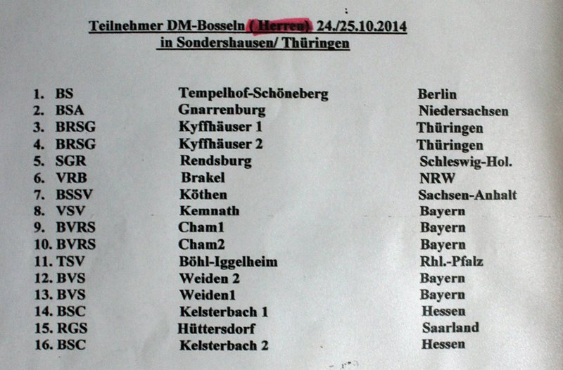 Mehr zur Bossel - DM (Foto: Karl-Heinz Herrmann) Mehr zur Bossel - DM (Foto: Karl-Heinz Herrmann)