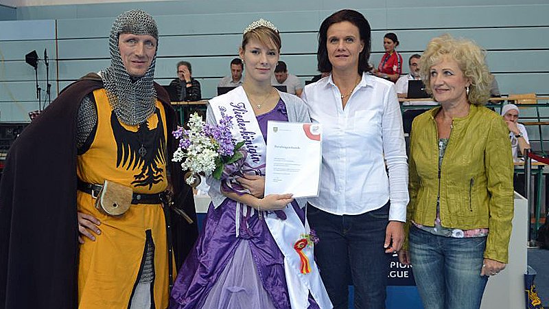 Lisa I. als Botschafterin berufen (Foto: Landratsamt Kyffh&auml;userkreis)