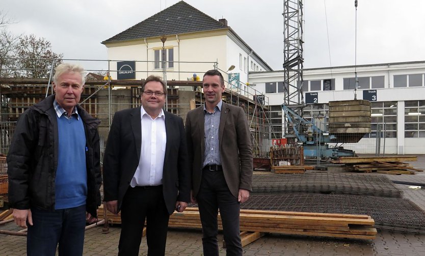 Von links: Hans-Joachim Junker, Roland Weber und Niels Neu. (Foto: NUV)