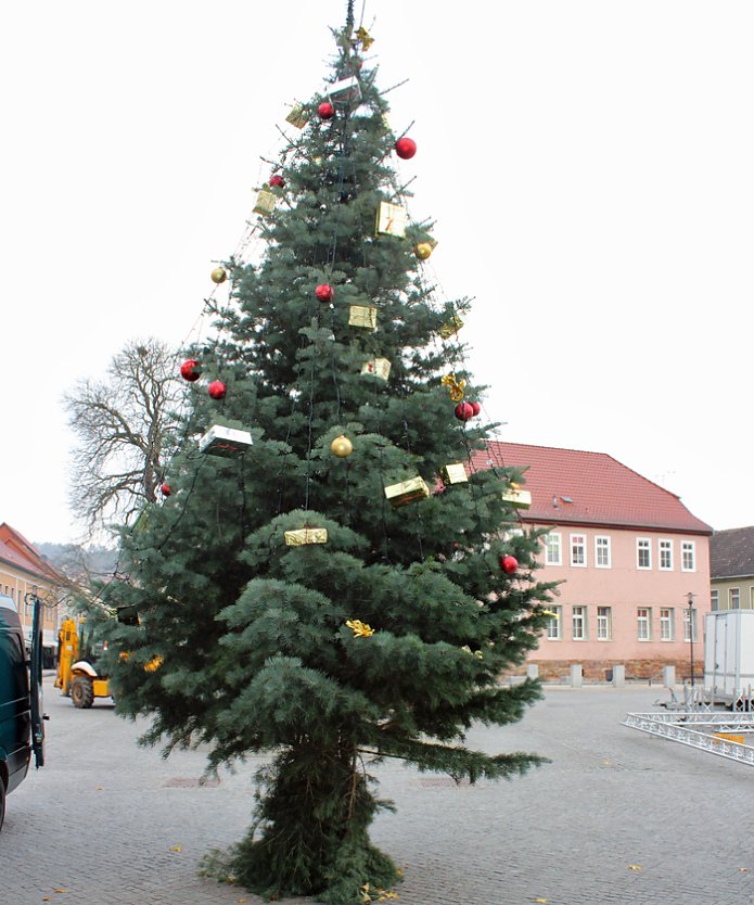 Weihnachtsmarkt kann kommen (Foto: Karl-Heinz Herrmann)