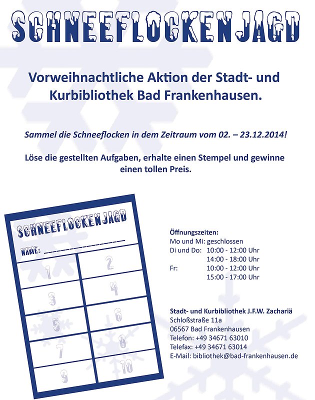 Fundgrube Stadt- und Kurbibliothek (Foto: Stadt Bad Frankenhausen)